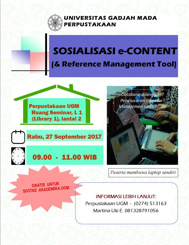 sosialisasi e-content