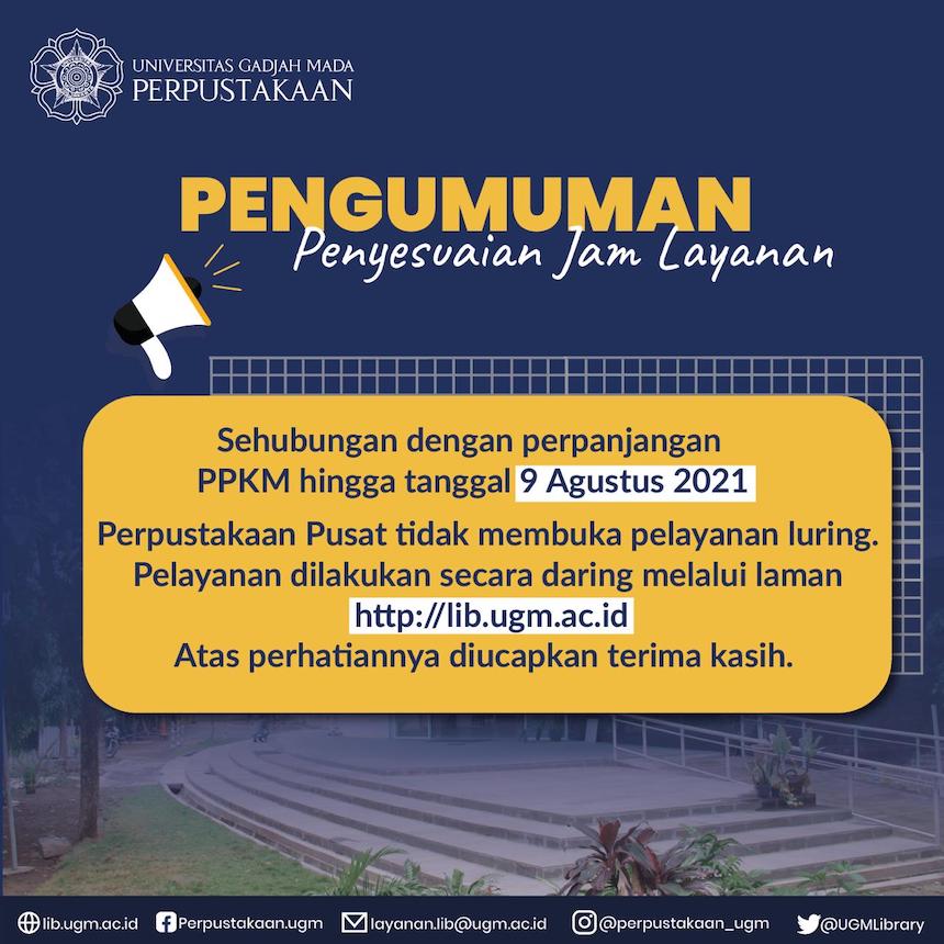 jam layanan perpanjangan ppkm darurat