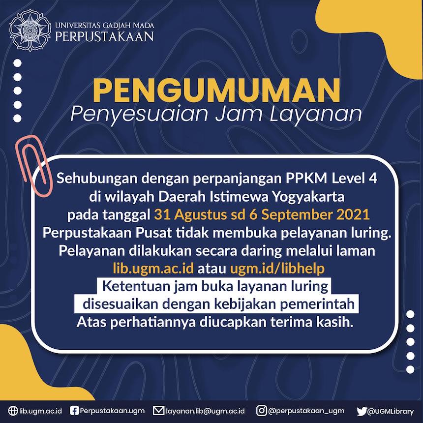 jam layanan perpanjangan ppkm darurat