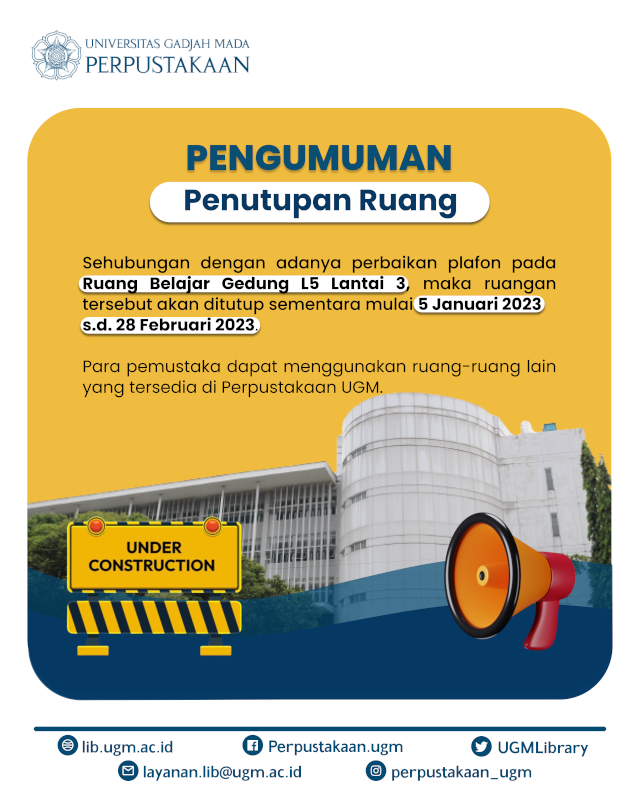 penutupan ruangan