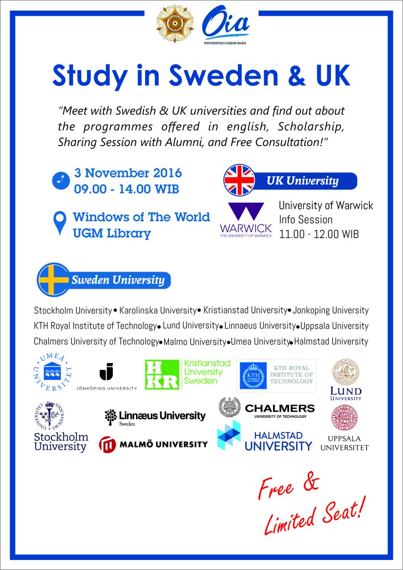 study in Sweden and UK