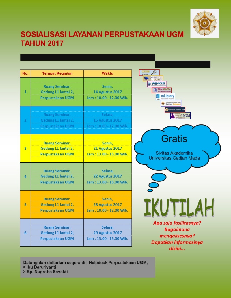 Sosialisasi Layanan Perpustakaan