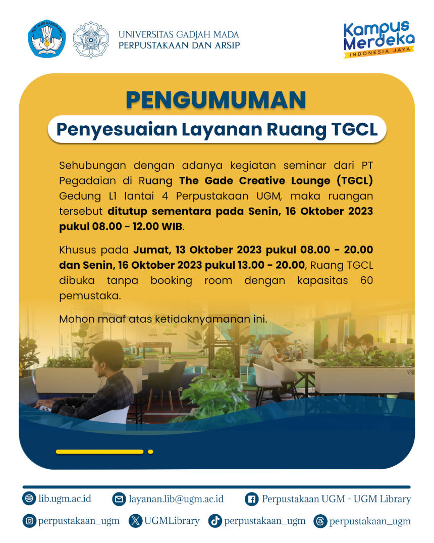 layanan tgcl tutup