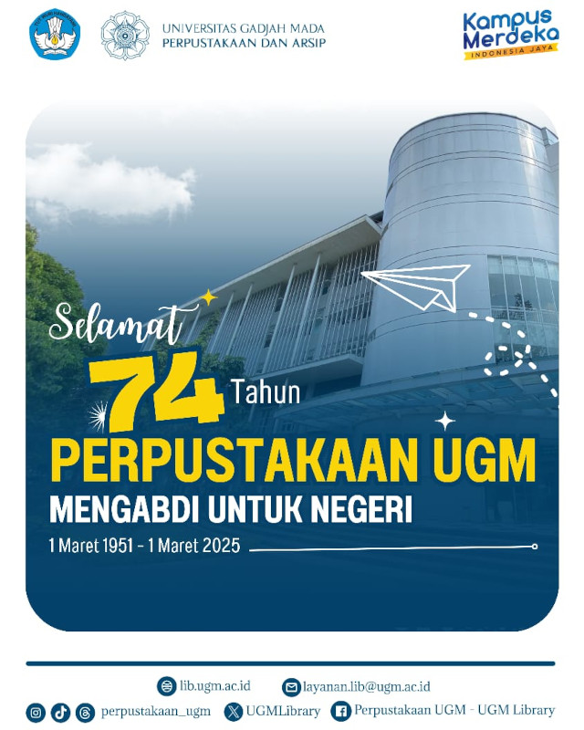 74 tahun perpustakaan